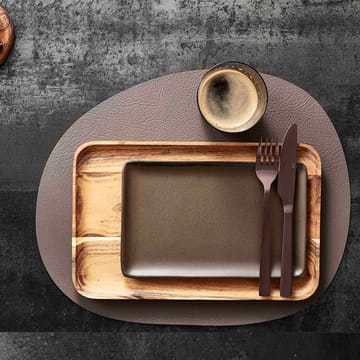 Mantel individual Raw cuero - Dusty rose buffalo - Aida