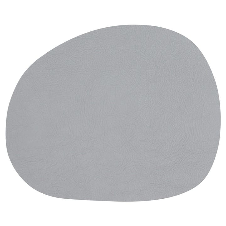 Mantel individual Raw cuero - Light grey buffalo (gris claro) - Aida