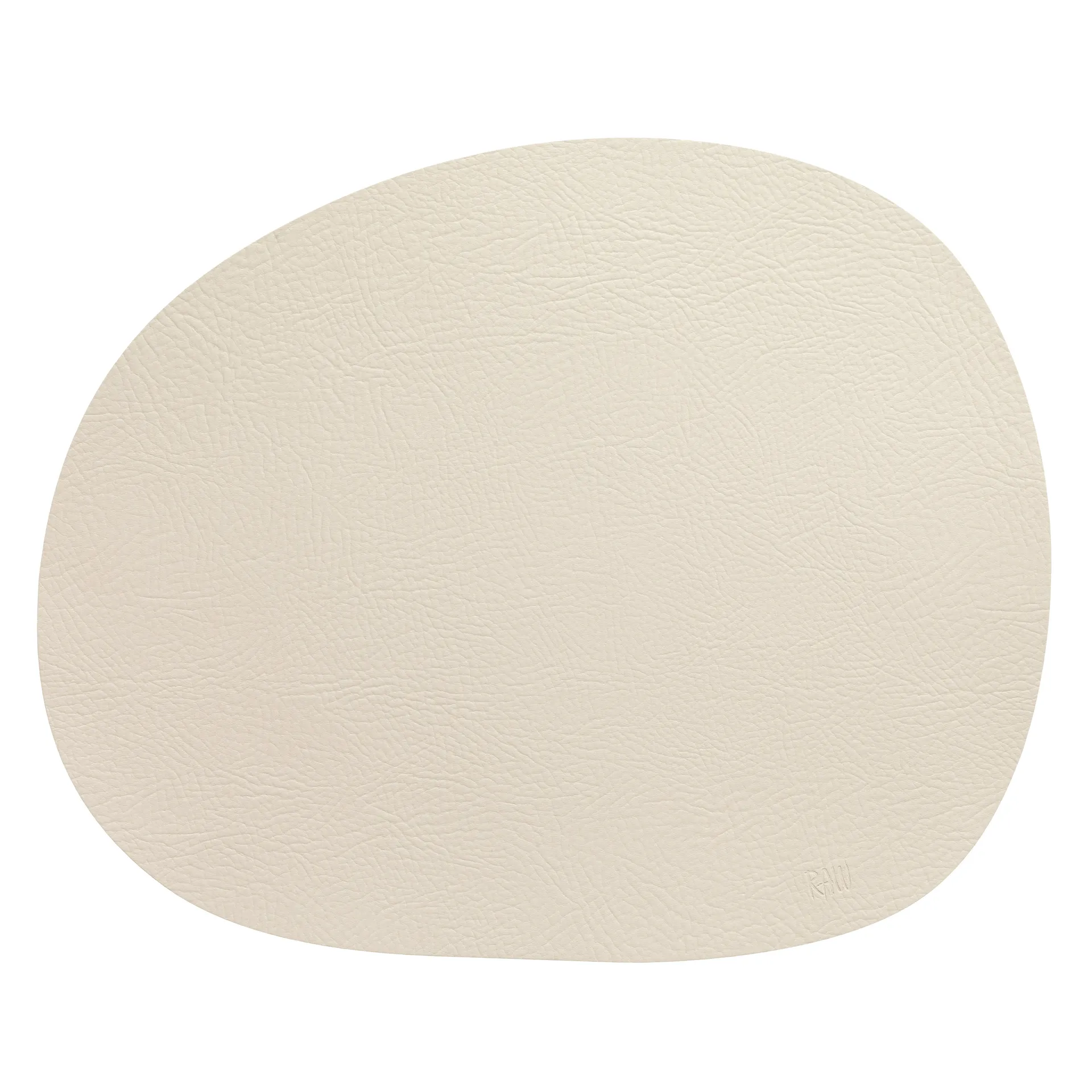 Mantel individual Raw cuero, Warm nude buffalo Aida