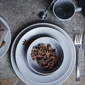 Mug Groovy 30 cl, gris Aida