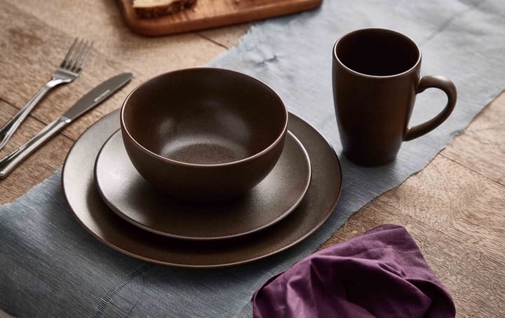 Plato Ceramic Workshop Ø26 cm, Chestnut-matte brown Aida