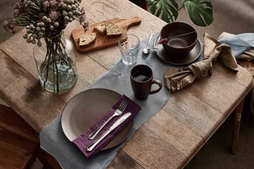 Plato Ceramic Workshop Ø26 cm - Chestnut-matte brown - Aida