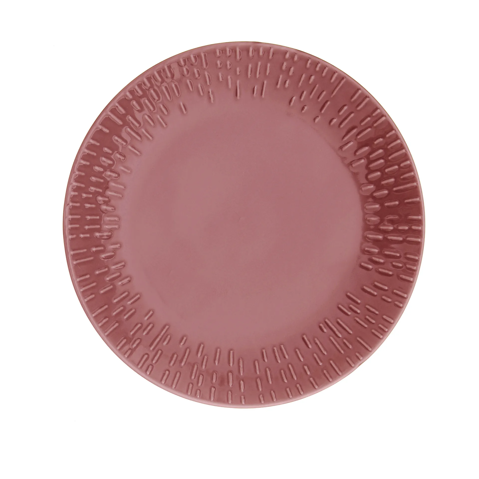 Plato Confetti, Burdeos, Ø21 cm Aida
