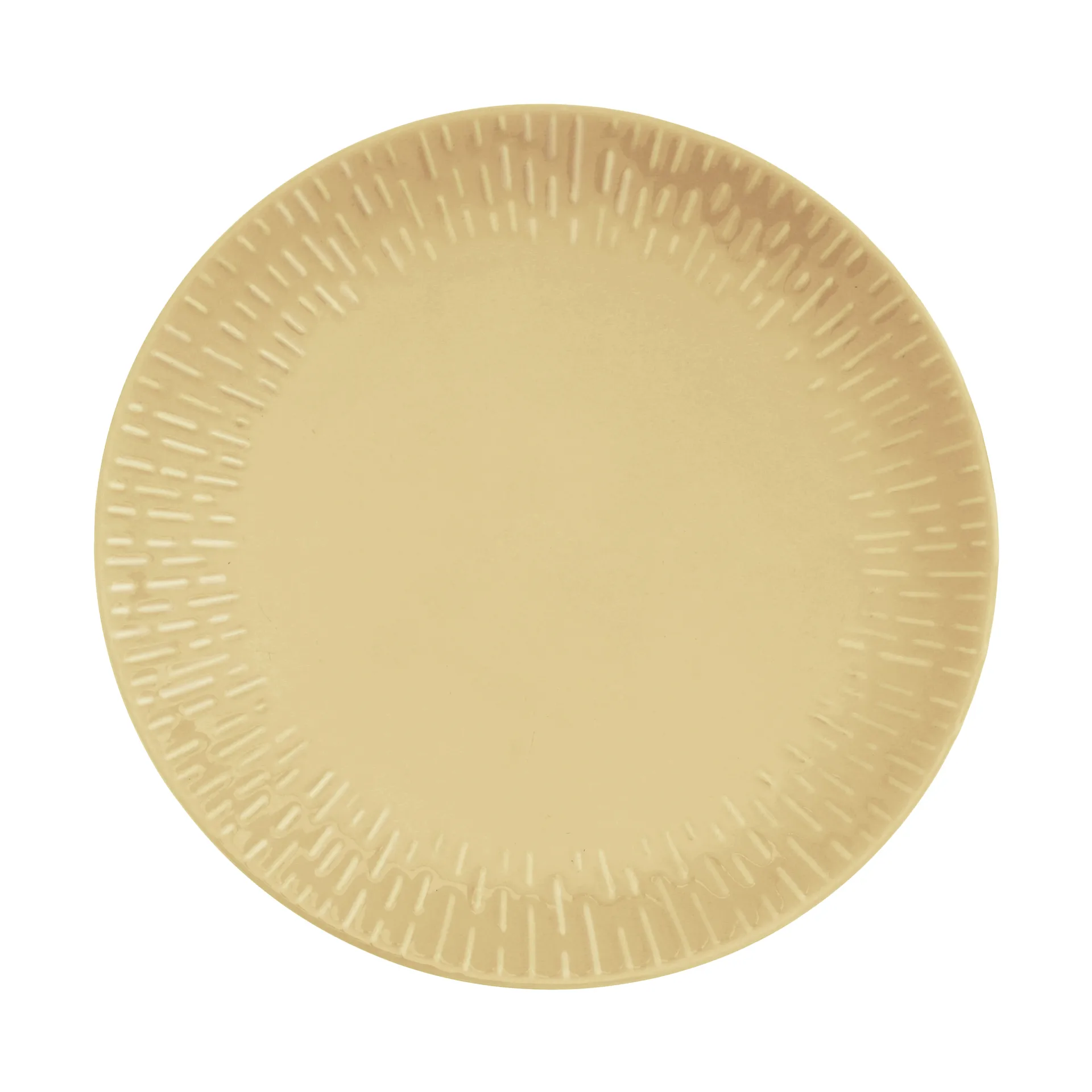 Plato Confetti, Mostaza, Ø27,5 cm Aida