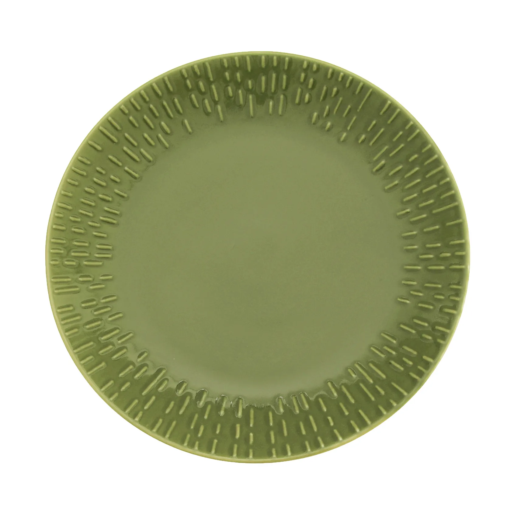 Plato Confetti, Oliva, Ø21 cm Aida