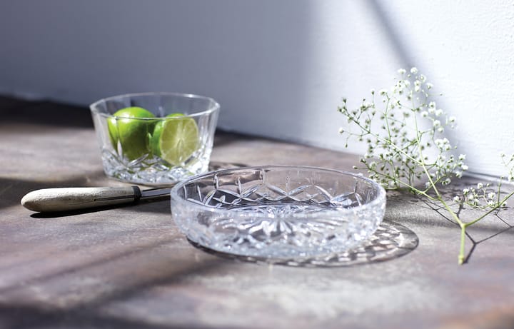 Plato pequeño Harvey Ø16 cm set de 4, transparente Aida