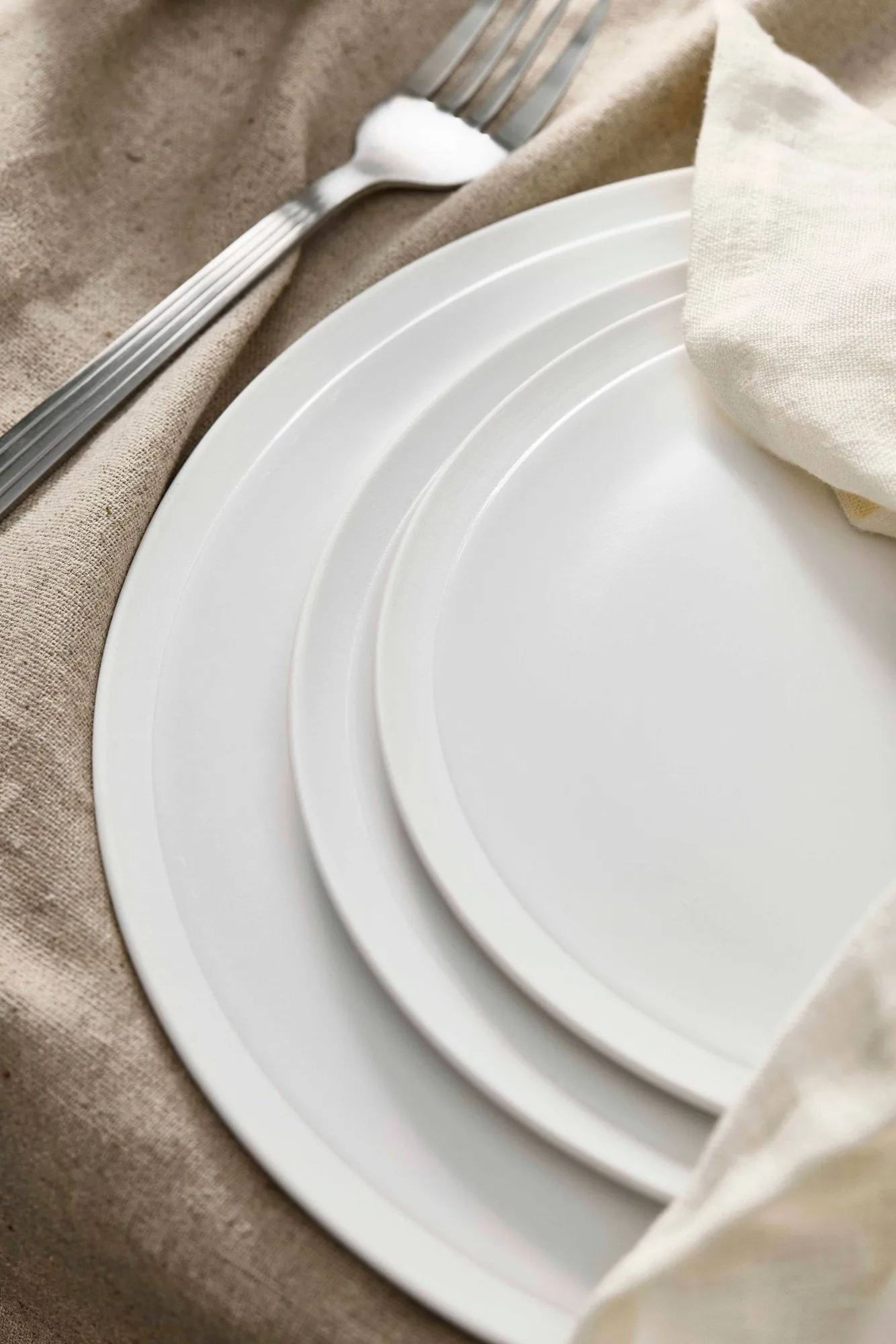 Plato Raw Ø20 cm, Pure Porcelain Aida