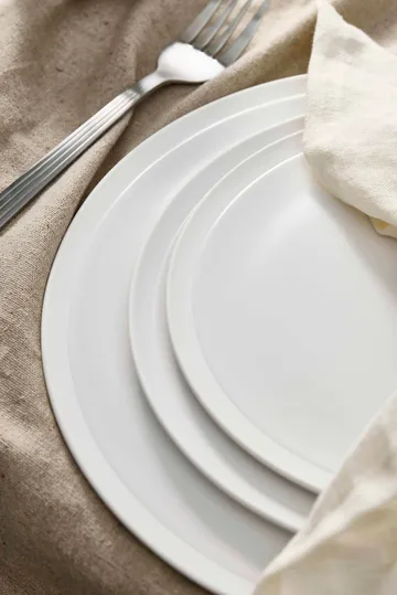 Plato Raw Ø20 cm - Pure Porcelain - Aida