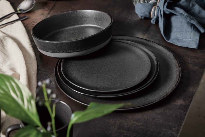 Plato Raw Ø20 cm, Titanium black Aida