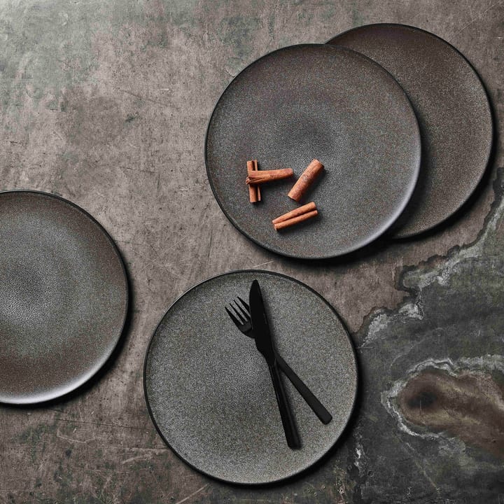 Plato Raw Ø28 cm, Forest brown Aida