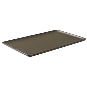 Plato Raw 31,5x20 cm - Metallic brown - Aida