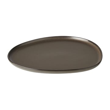 Plato Raw Organic 29x25 cm - Metallic Brown - Aida