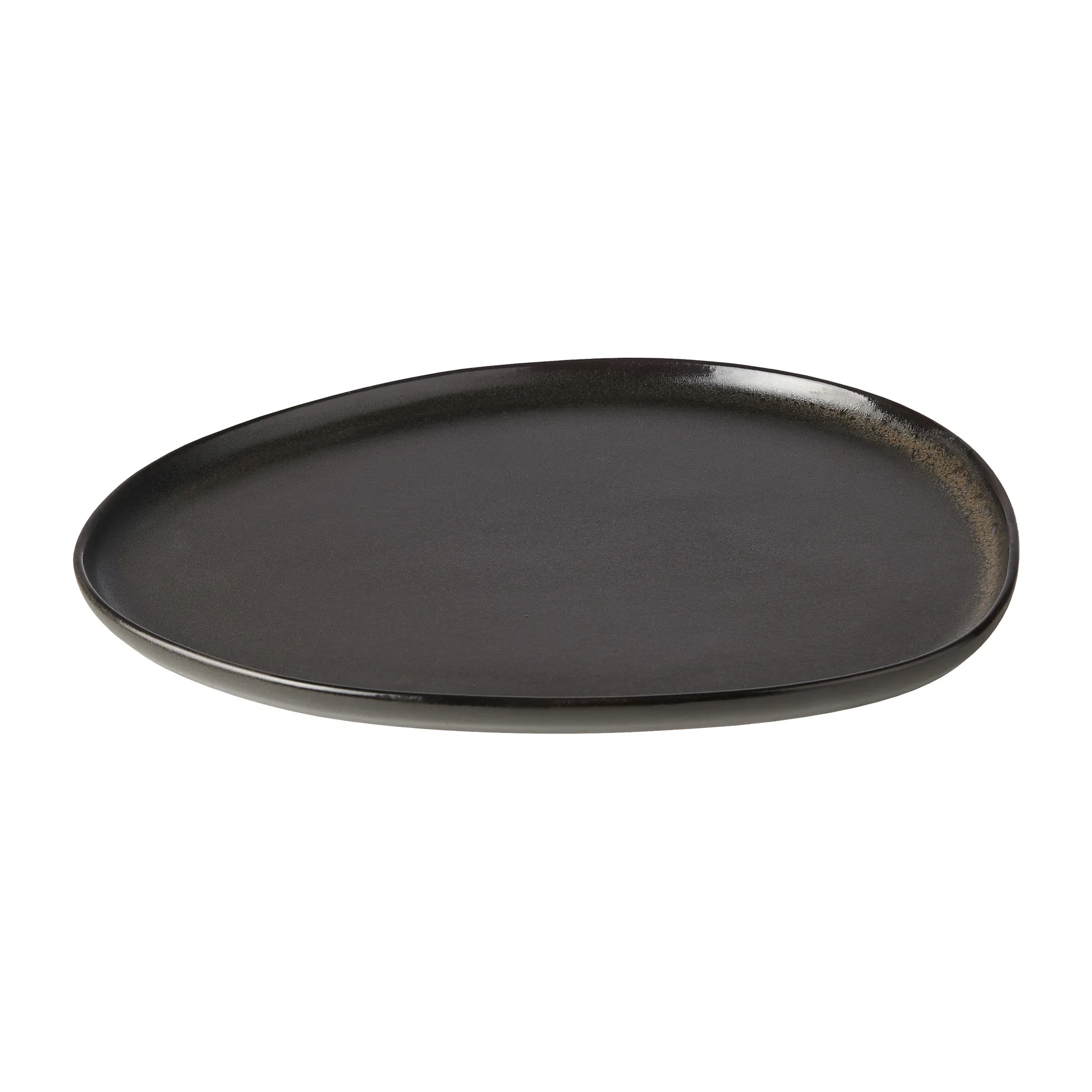 Plato Raw Organic 29x25 cm, Titanium Black Aida