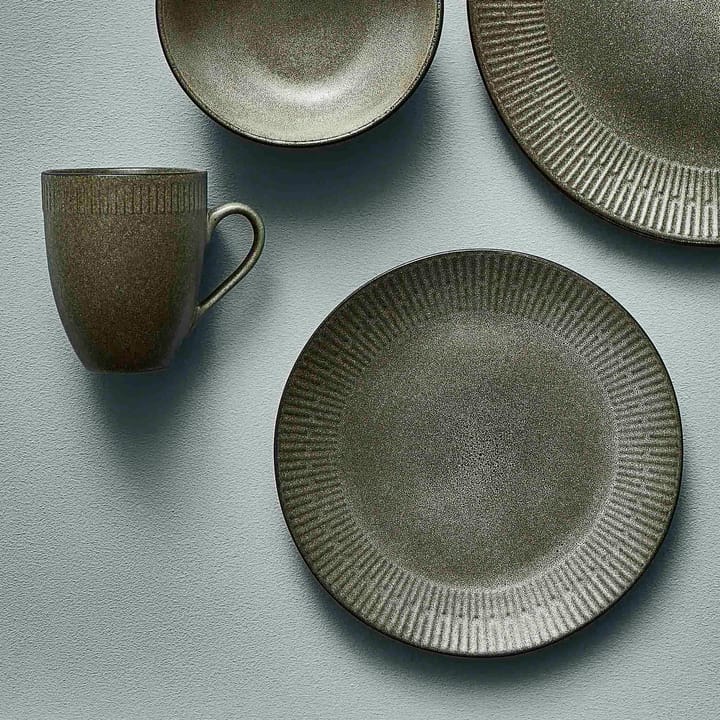 Plato Relief 22 cm, gris Aida