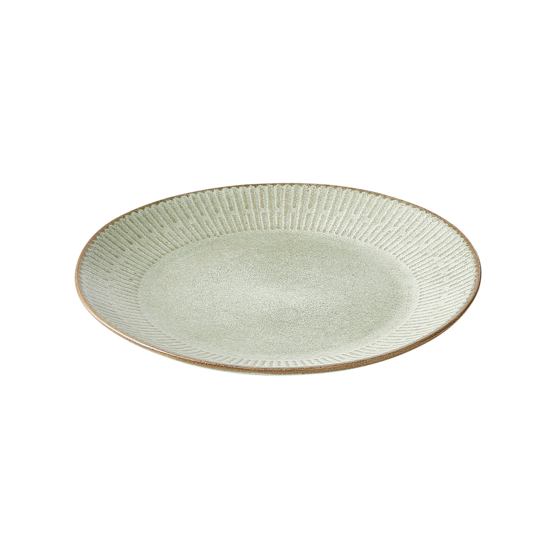 Plato Relief 22 cm, verde Aida