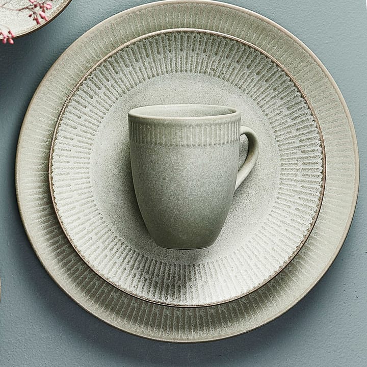 Plato Relief 22 cm, verde Aida
