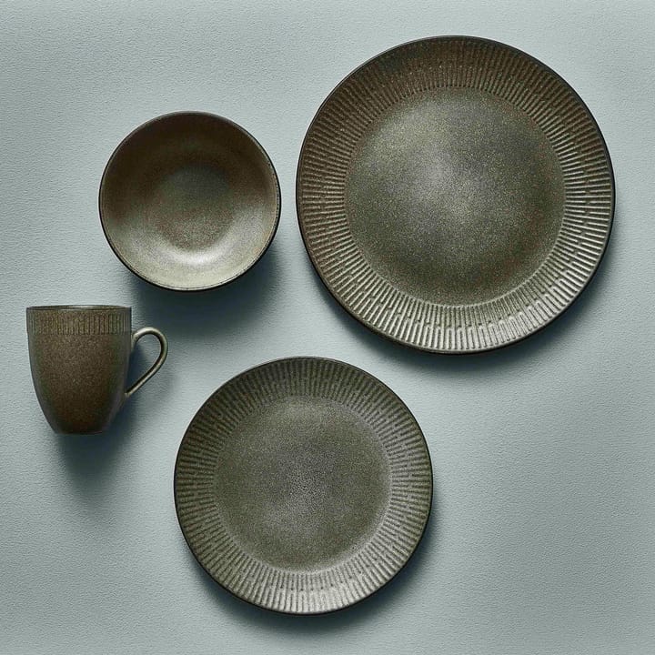 Plato Relief 27 cm, gris Aida