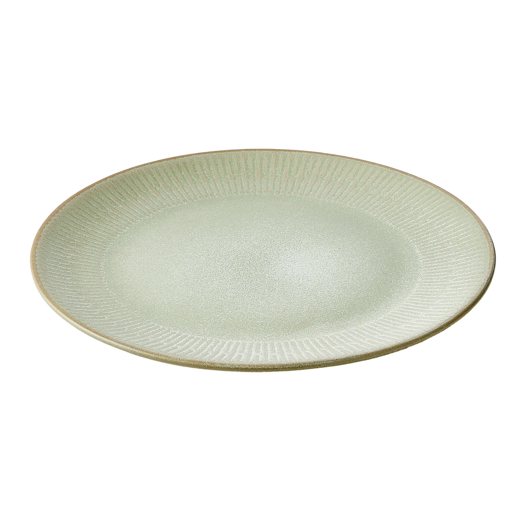 Plato Relief 27 cm, verde Aida