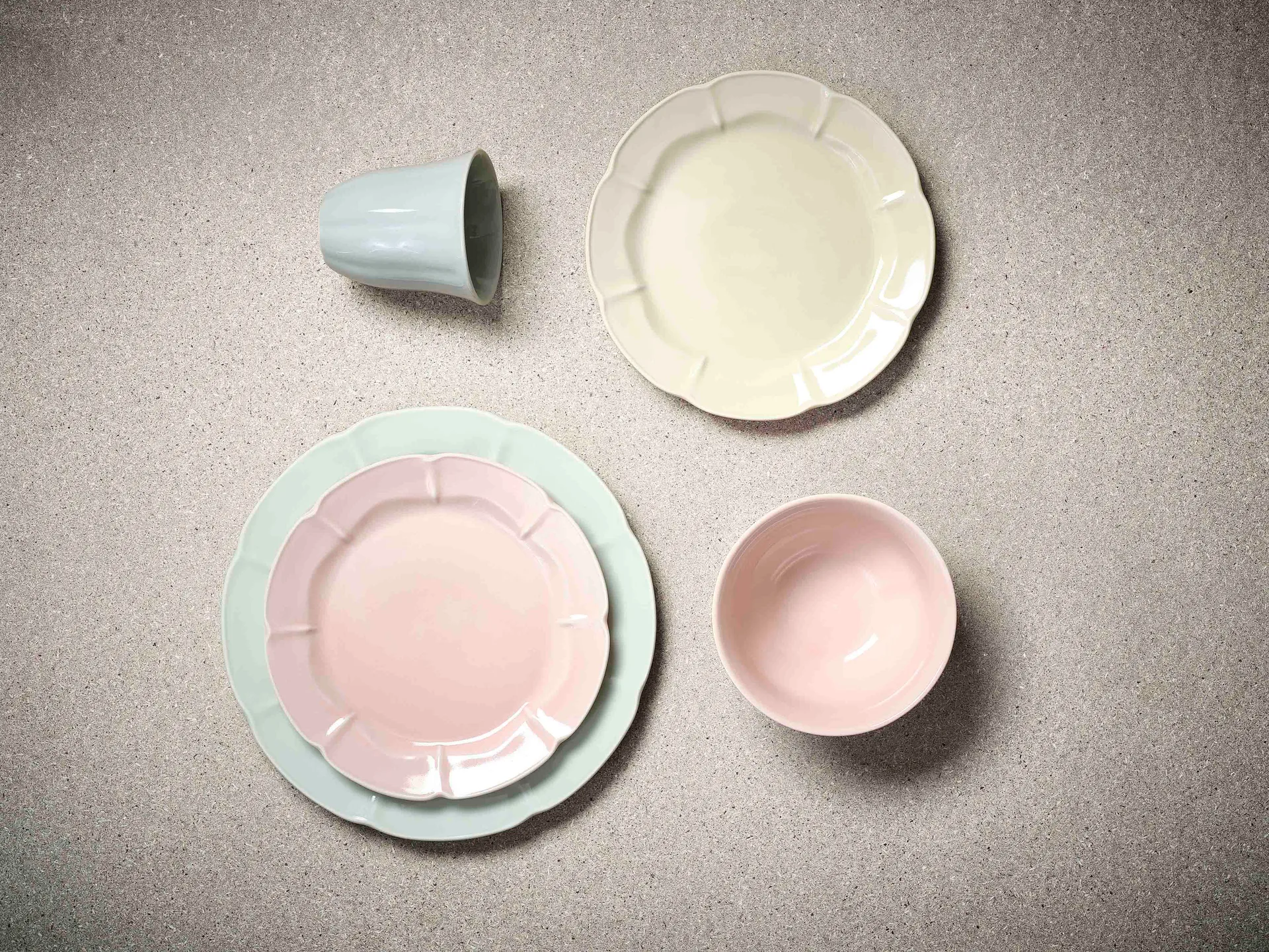 Plato Søholm Solvej 26,5 cm, Minty green Aida