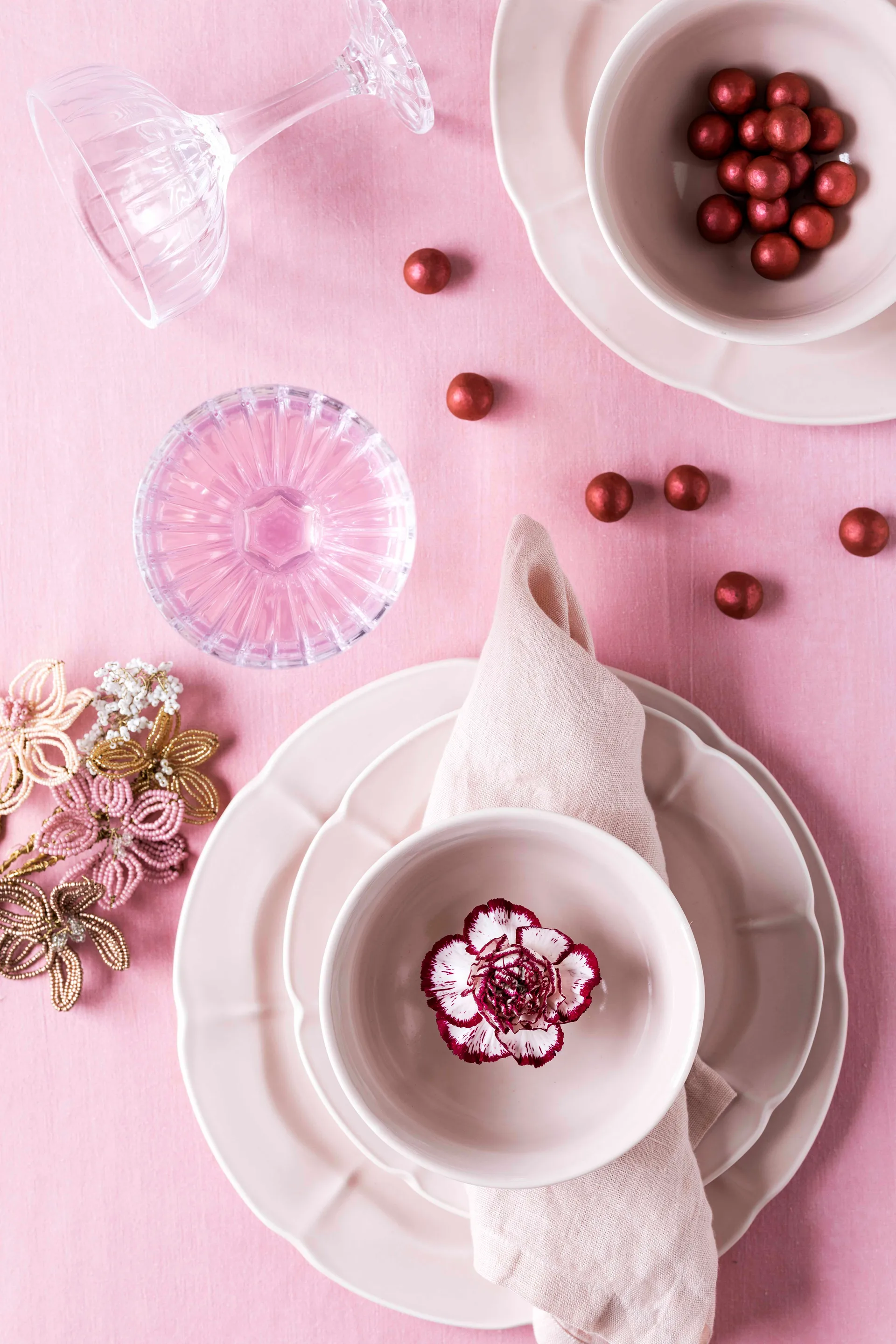 Plato Søholm Solvej 26,5 cm, Soft pink Aida