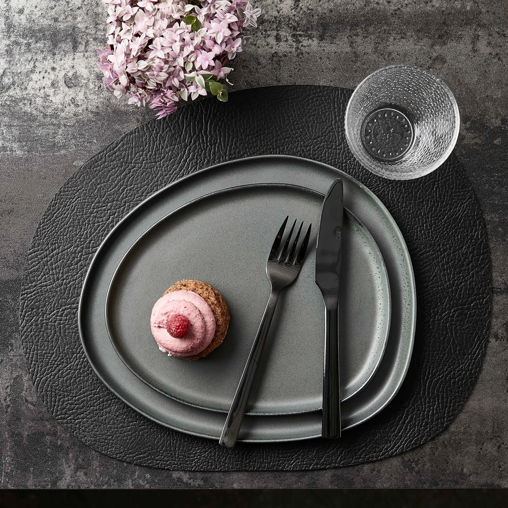 Raw Organic lunchPlato 24x21 cm, Northern Green Aida