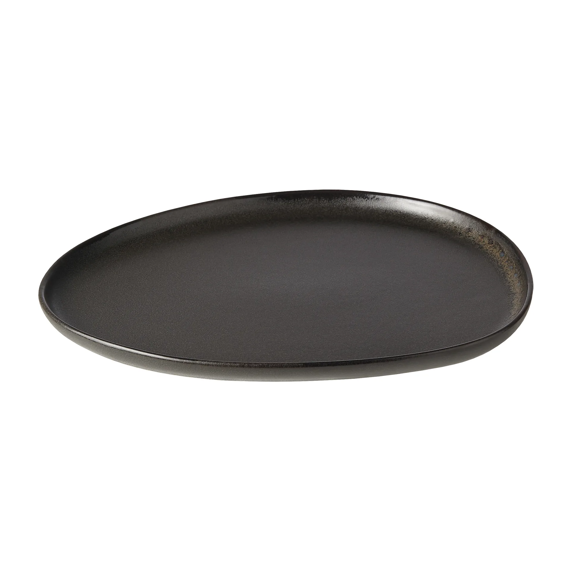Raw Organic lunchPlato 24x21 cm, Titanium Black Aida