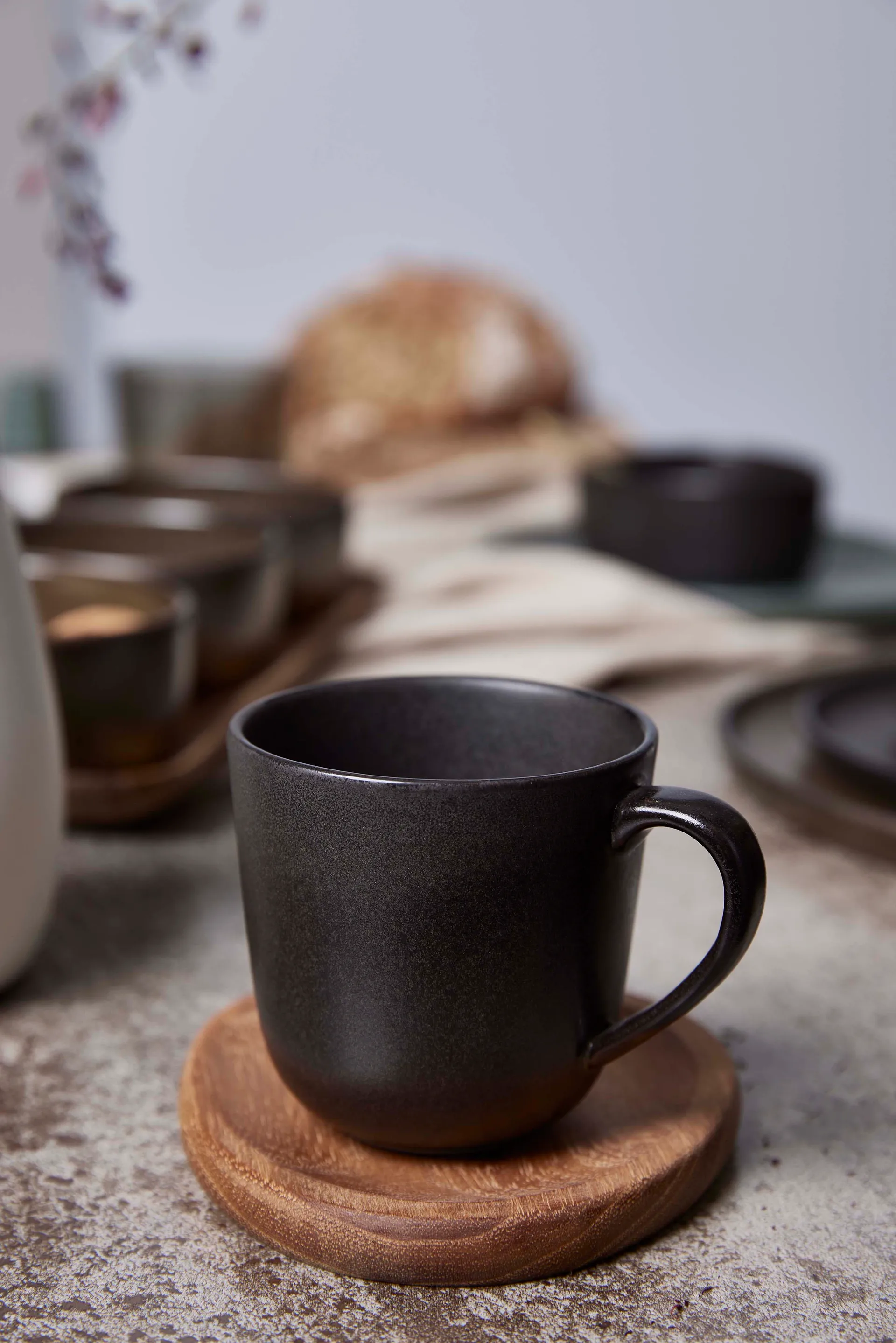 Raw Plato de fiesta 13x11,4 cm 2, madera Aida