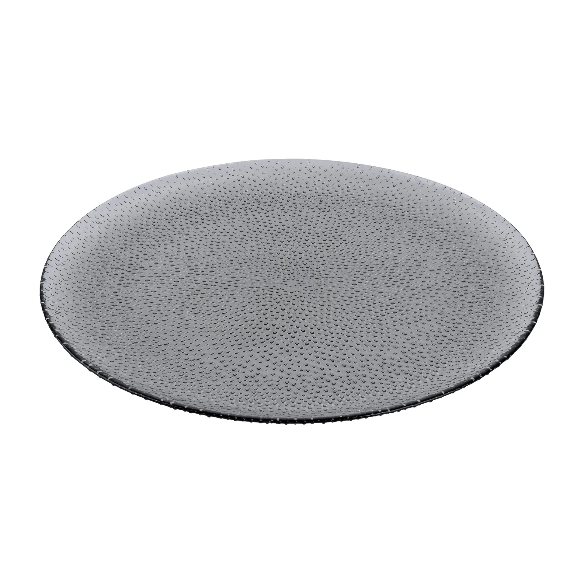 Raw Plato de vidrio Ø27 cm, Smoke Aida