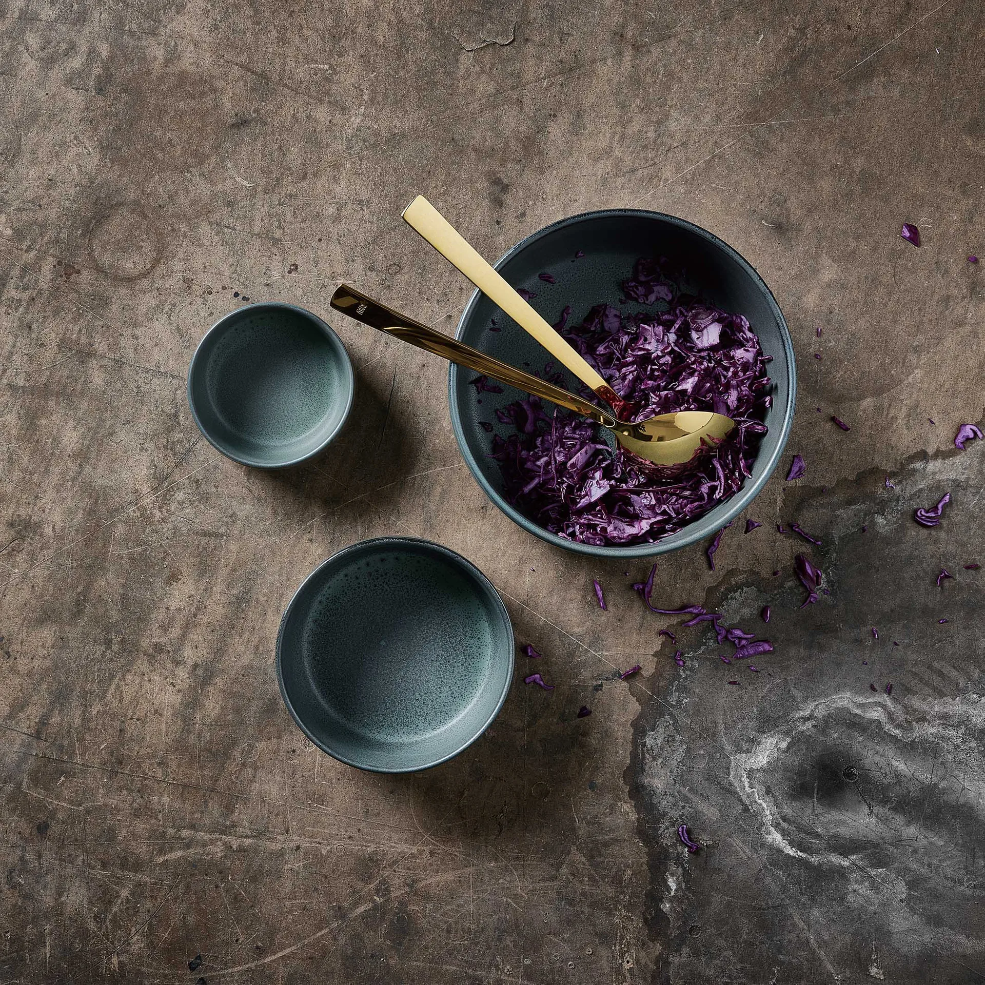 Set de 3 boles Raw, Northern green Aida