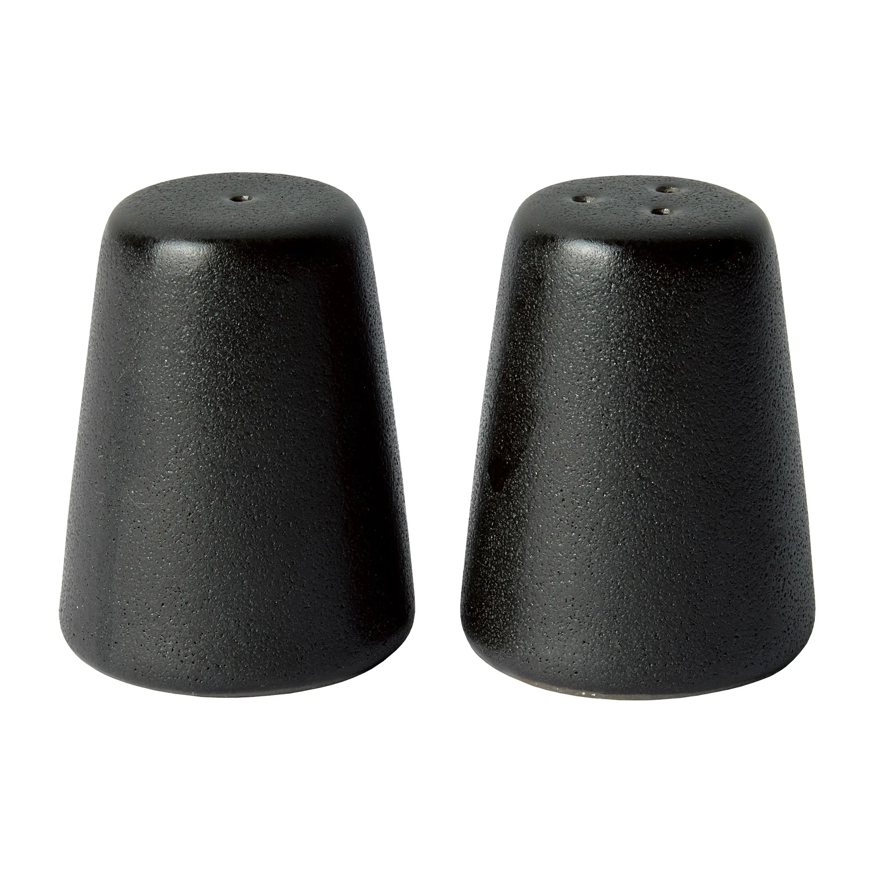 Set de salero y pimentero Raw, Titanium Black Aida