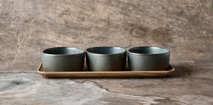 Setd e boles con bandeja Raw Organic, Northern Green Aida