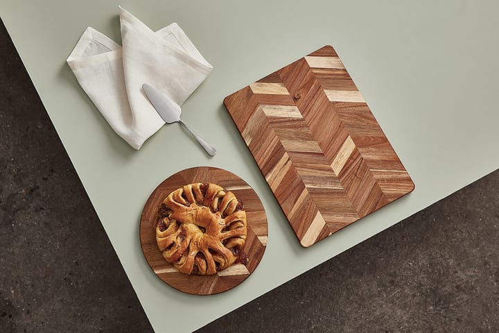Tabla de cortar Herringbone 28x38 cm, acacia Aida
