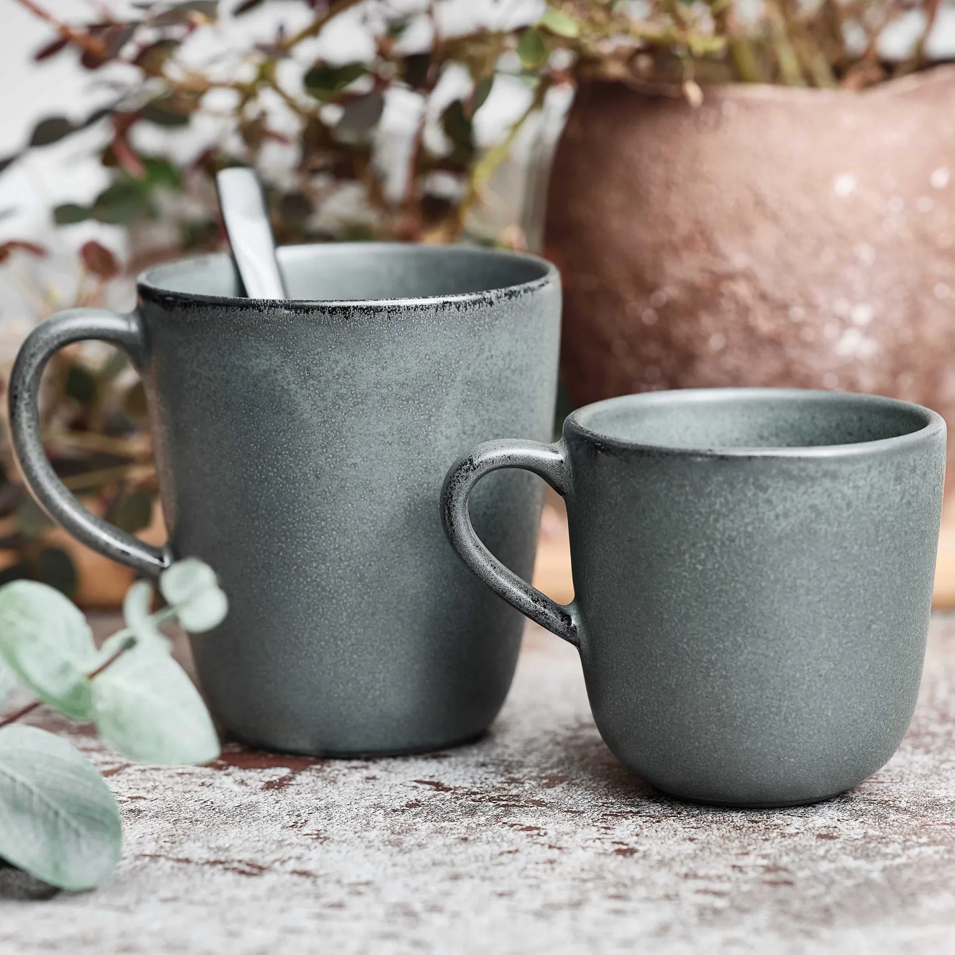 Taza con asa Raw 20 cl, Nothern green Aida