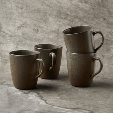 Taza con asa Raw 35 cl - Forest brown - Aida