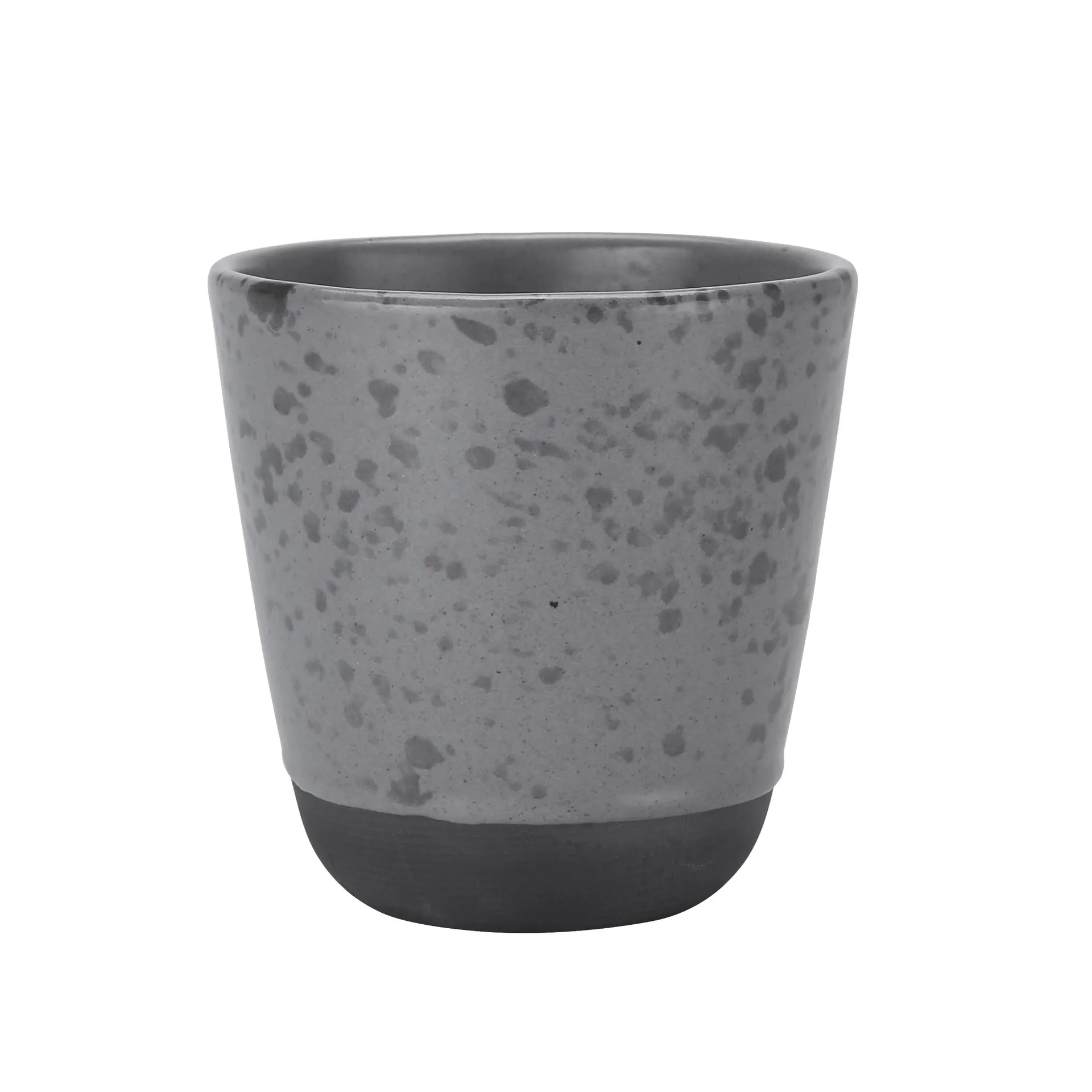 Taza Raw 30 cl, gris con puntos Aida