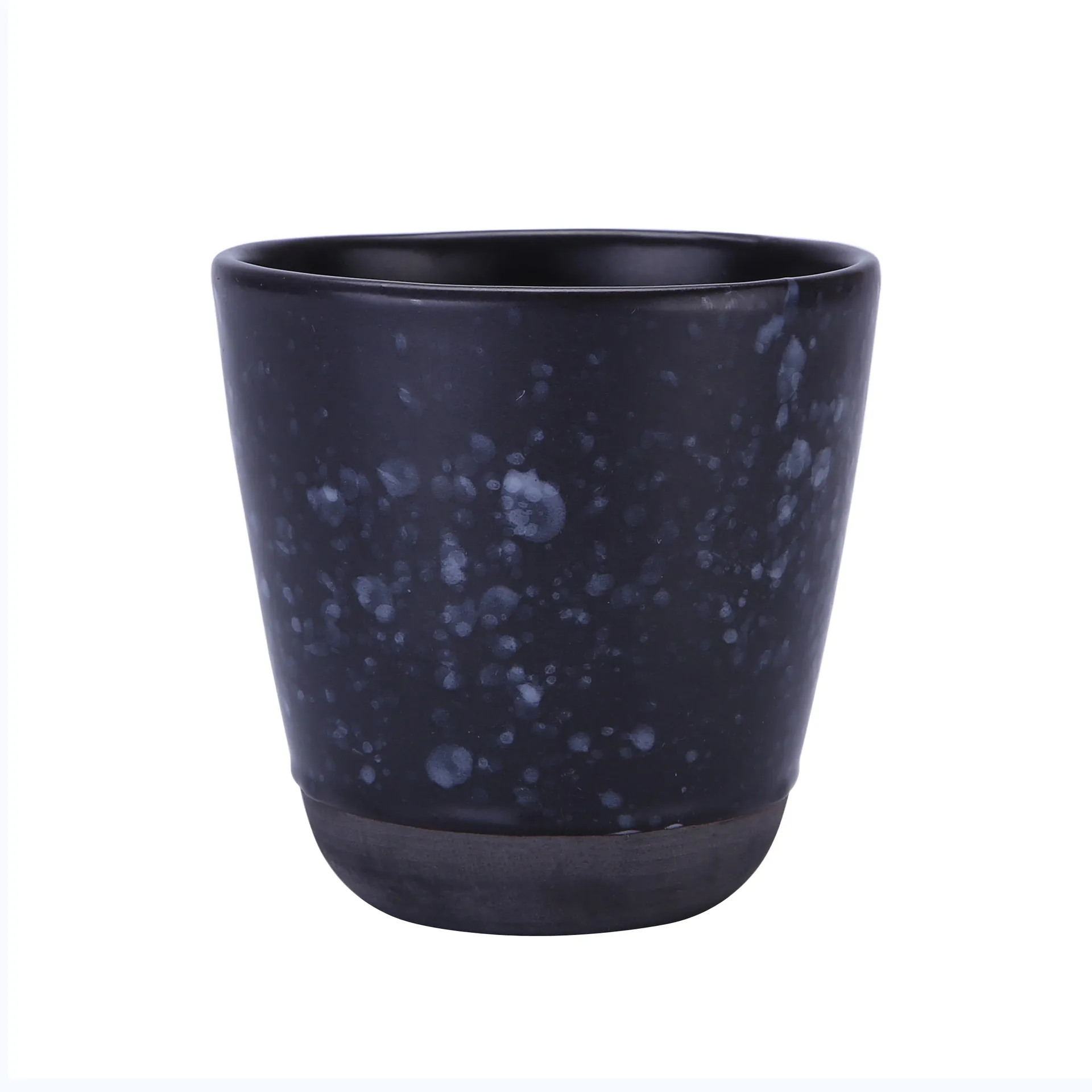 Taza Raw 30 cl, negro con puntos Aida
