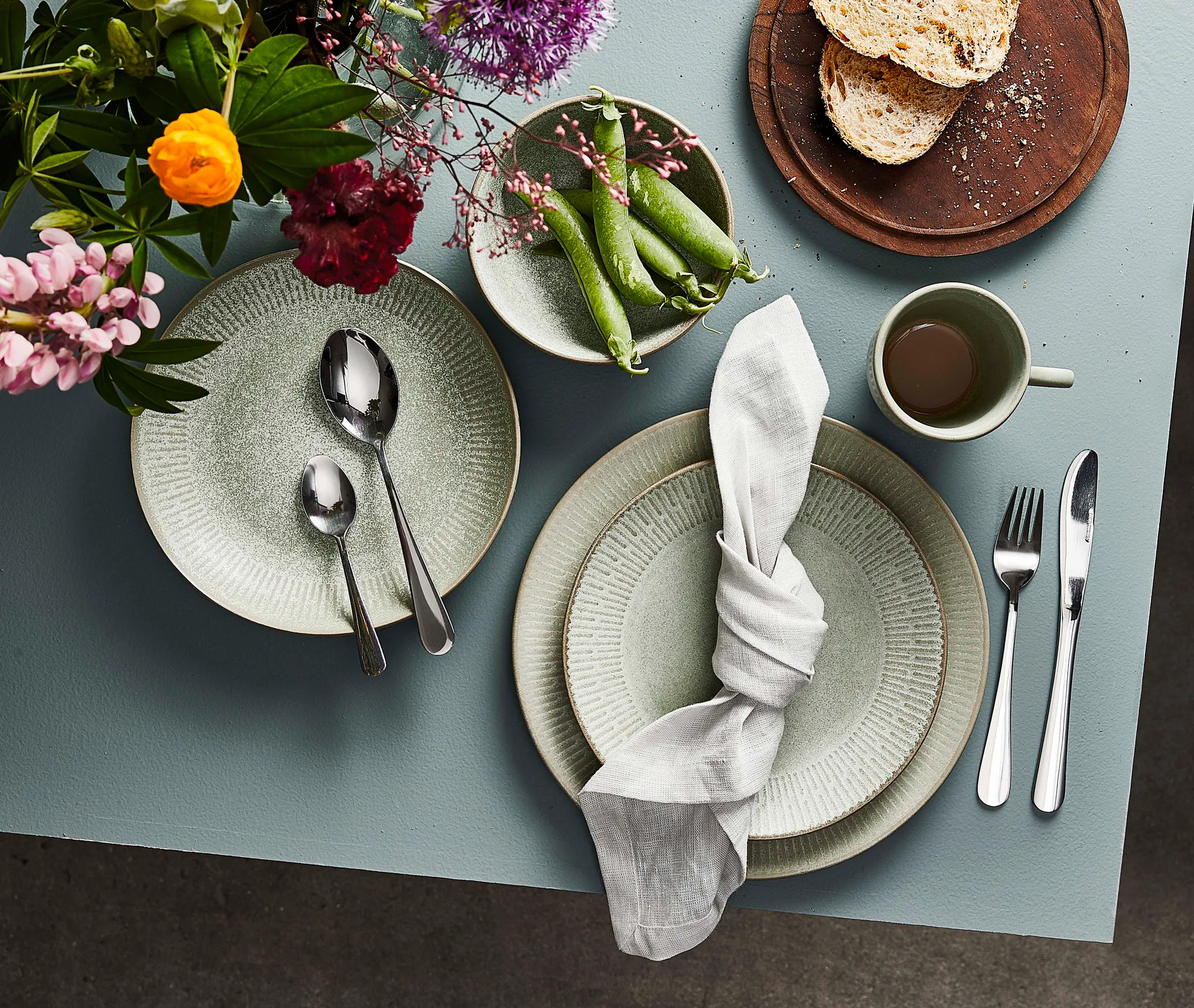 Taza Relief 30 cl, verde Aida