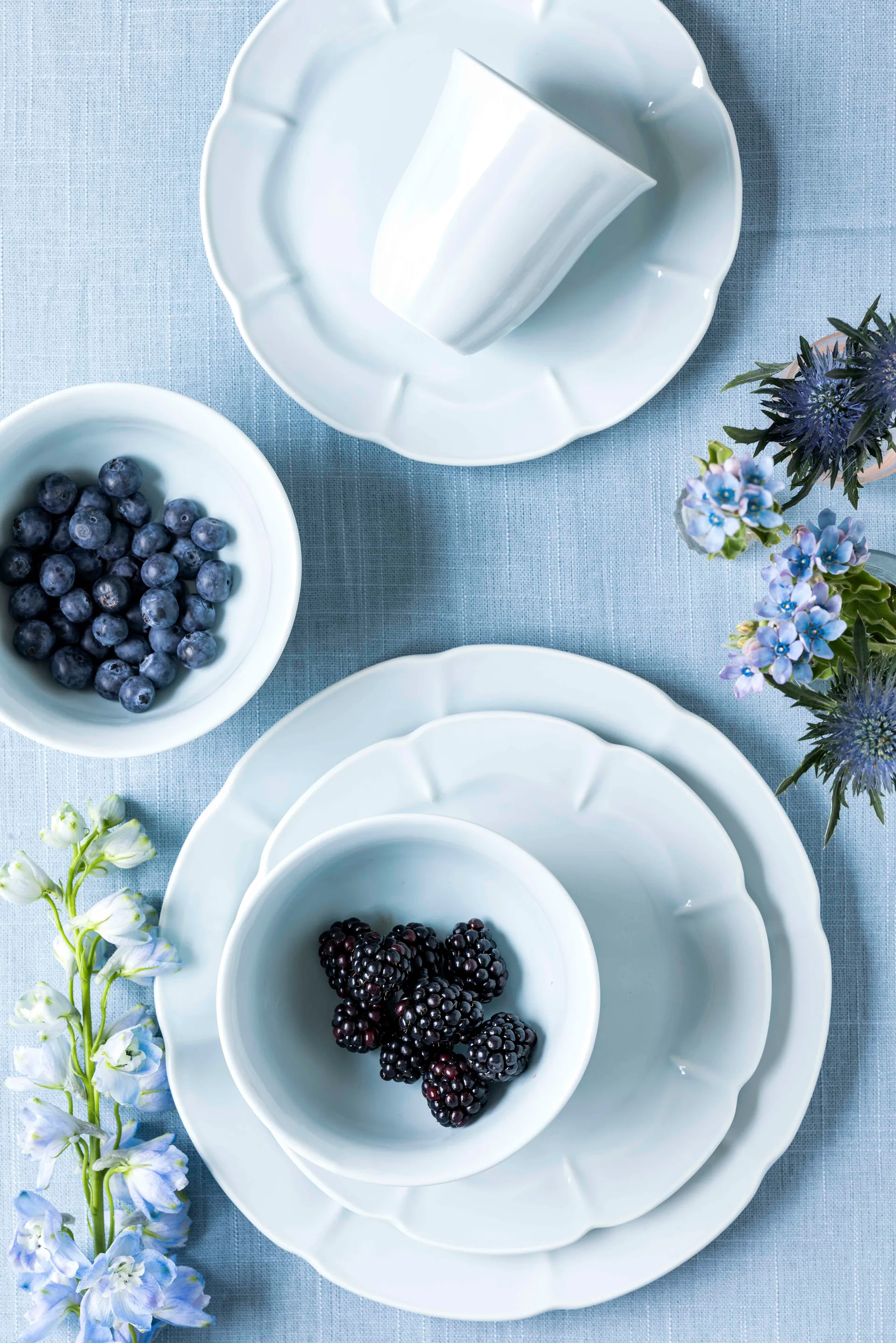 Taza Søholm Solvej 30 cl, Powder blue Aida