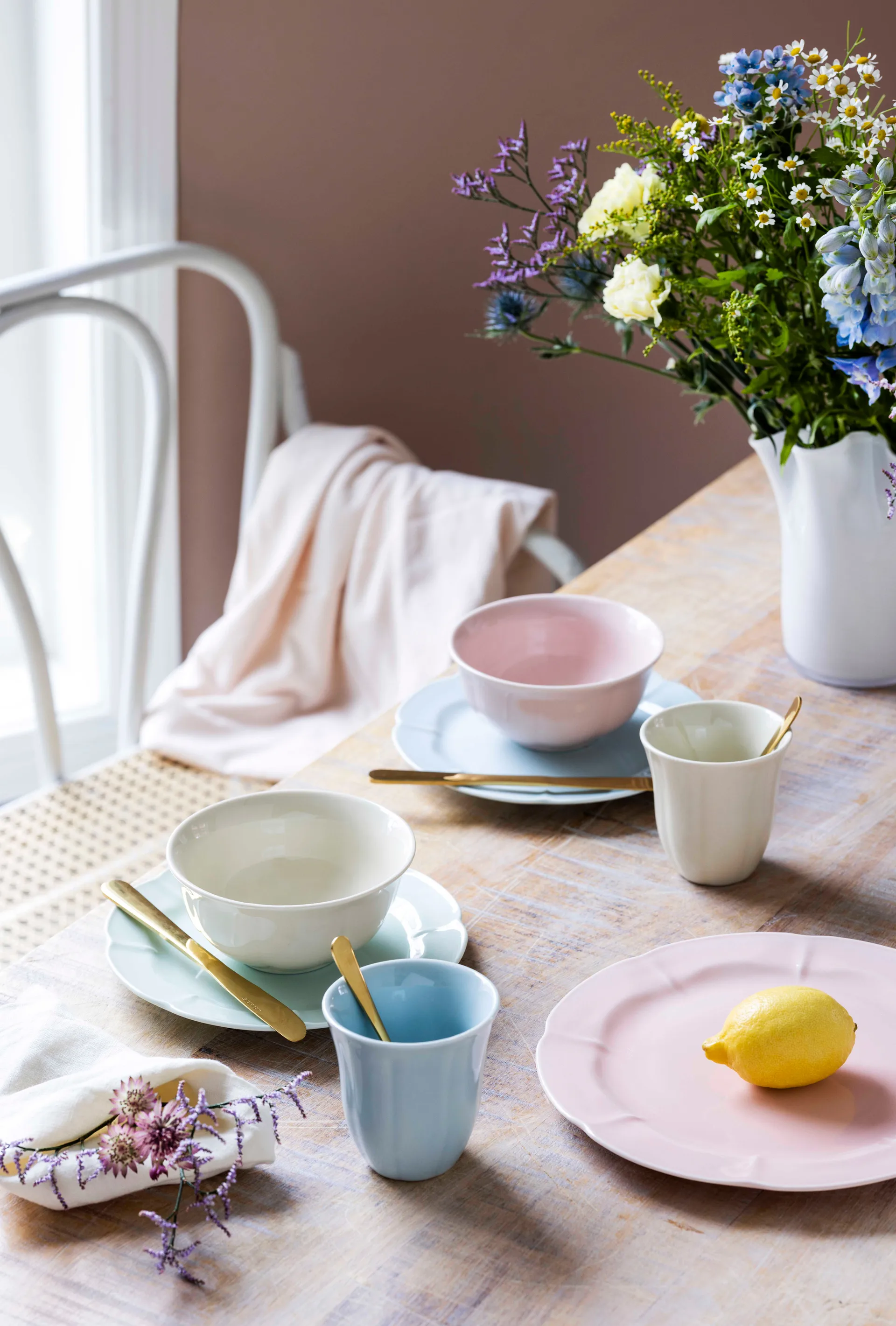 Taza Søholm Solvej 30 cl, Powder blue Aida