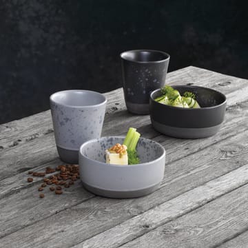 Taza térmica Raw 25 cl - negro con puntos - Aida