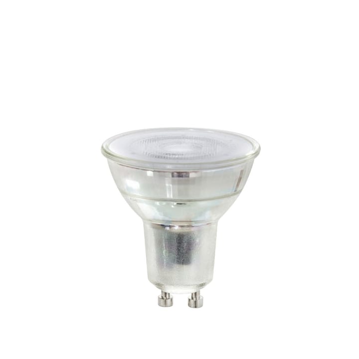 Airam LED fuente de luz con regulación de 3 niveles de atenuación - transparente, con memoria, cuerpo de vidrio, par16 40° gu10, 5w - Airam