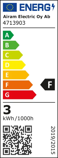 Airam LED fuente de luz G9, claro, regulable, 2700K 300lm 3W Airam