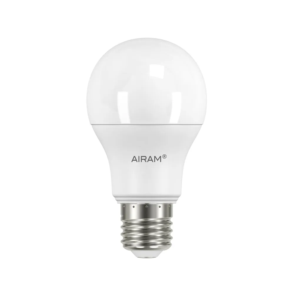 Airam LED fuente de luz, opal, e27 regulable, 12w Airam