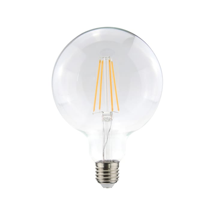 Bombilla LED de filamento Airam de 125 mm de diámetro - Klar-dimbar-4-filamento e27-5w - Airam