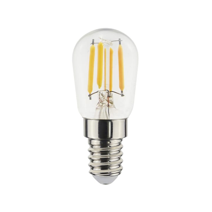 Bombilla LED de filamento Airam, tipo pera, E14, fuente de luz - claro, regulable, 4-filamento - Airam