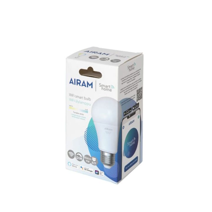Fuente de luz LED normal Airam Smarta Hem, blanco e27, 9w Airam
