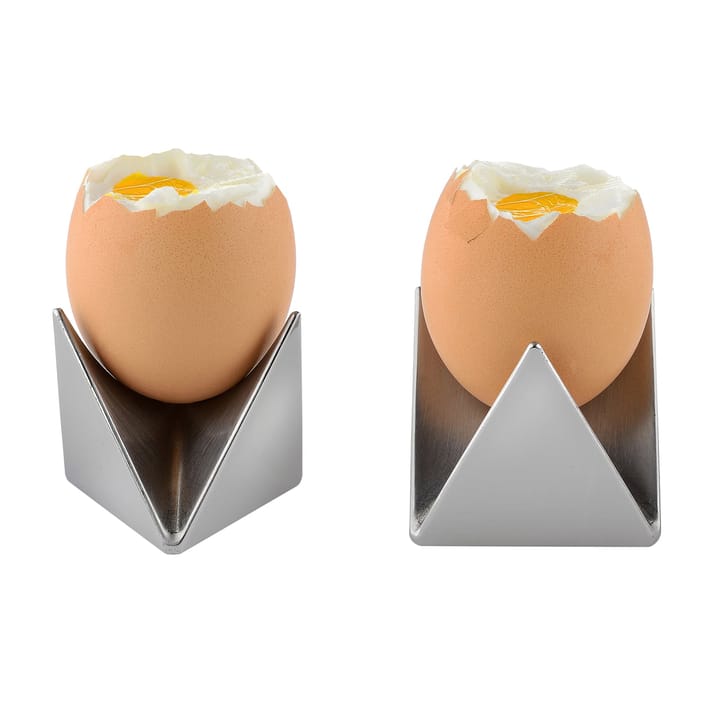 2 Hueveras Roost, aluminio Alessi