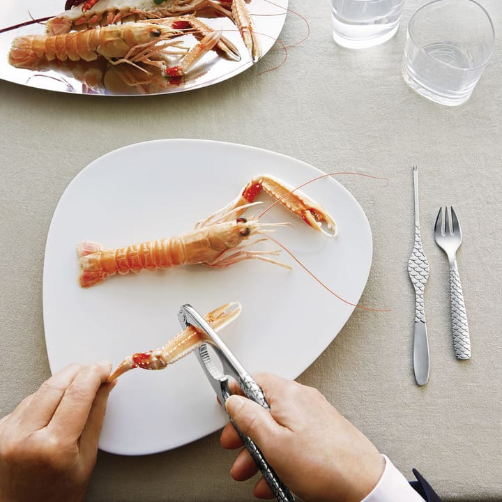 4 Tenedores de marisco Colombina Fish, acero inoxidable Alessi