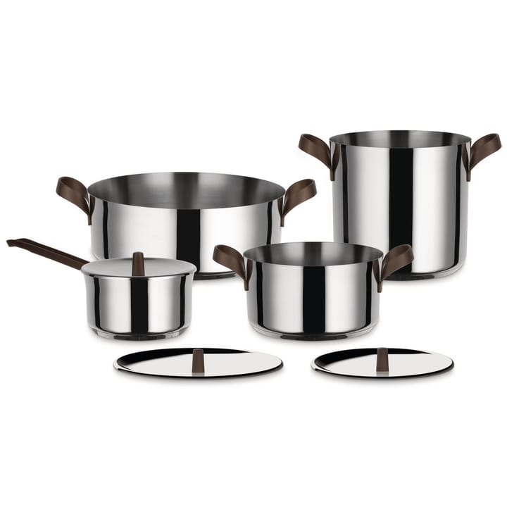 Batería de cocina Edo 4 piezas - acero inoxidable - Alessi