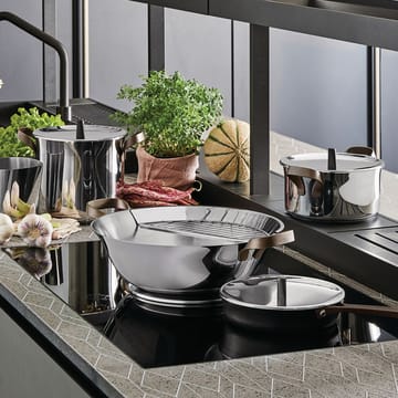 Batería de cocina Edo 4 piezas - acero inoxidable - Alessi